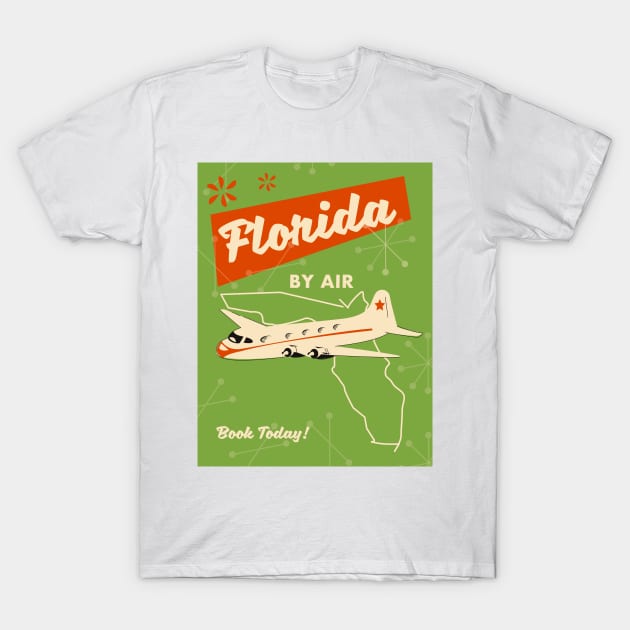 Florida By Air T-Shirt by nickemporium1